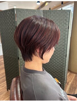 グロース(growth) ピンクブラウン×大人ショート
