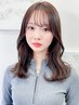 【選べる透け感】カット+イルミナorHUEカラー +ハホニコトリートメント ￥8200