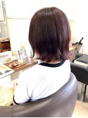 【見附 今町】インナーレッド 外ハネスタイル