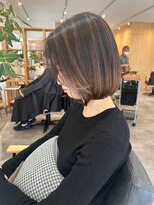 ソラ(SORA.)&nbsp;タッセルボブ/切りっぱなしボブ/ハイライト/20代/30代/40代