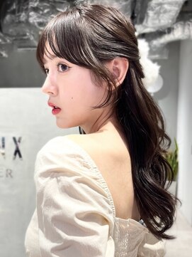 ミンクスオーバー(MINX OVER) 顔まわりカット/前髪カット/ヘアセット/ハーフアップ/髪質改善