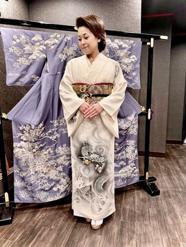 五三桐 村上 訪問着レンタルコーデ　着付け　和髪セット(リピート様限定)