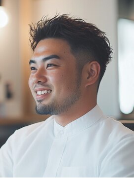 メンズ ルシードスタイル アウラ 松戸市五香(LUCIDO STYLE Aura) ベリーショート【五香#メンズカット#＜理容室＞#ブリーチ#眉毛】