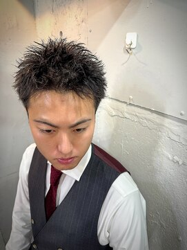 メンズ ラピス(Men's Lapis) スパイキーショート　ビジネスヘアー