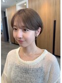 ショートカットショートヘアコンパクトショートボブ丸みショート