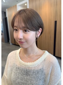 アビー(ABBEY4) ショートカットショートヘアコンパクトショートボブ丸みショート