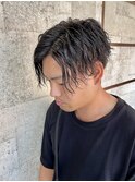 前下がりツイストスパイラルパーマ/メンズカット<理容室>
