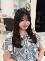 ハピネス 梅田茶屋町店(HAPPINESS)&nbsp;レイヤーカット/ブリーチなし/韓国ヘア/髪質改善/顔まわり/艶髪