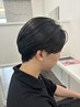【安政専用指名料込み】メンズカット+ナチュラルな毛流れストレート