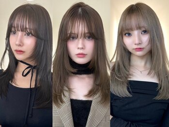 アイトーキョー 名古屋2nd(AI TOKYO)の写真/絶妙なお洒落*圧倒的透明感を叶えるハイトーンカラー*ダブルカラー&ハイライトも人気[栄駅/ケアブリーチ]