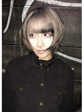 ☆黒デザインで引き締め☆ グランジ　シルバー　デザインカラー