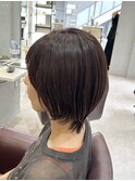 【江添茉友】ナチュラルウルフ/ローズブラウン