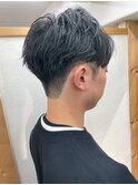 MEN’S HAIR/サーフカール/刈り上げセンターパート/金沢文庫