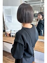 リアン ヘア ライム 豊橋(lien.hair rhyme)&nbsp;大人カッコいい 小顔ワンレングスボブ ショート 20代30代40代◎