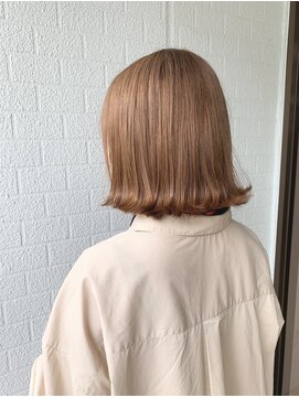 サロン(SALON) ボブのハイトーンベージュヘア♪