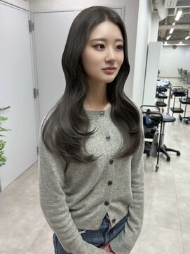 トレヘアー 京都 烏丸(tRe hair) シルバーグレージュ/透明感カラー/艶カラー/レイヤー