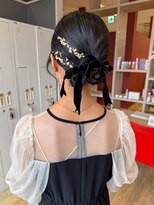 バランス ヘアーアンドアイラッシュ 野田店(balance.)&nbsp;ツインカチモリ×リボン