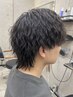 【新規限定NAOYA指名クーポン】メンズパーマ+カット+保湿TR ¥7900