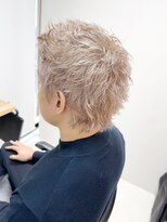 シープドッグ(SHEEP DOG)&nbsp;スパイキーショート　福岡メンズカット　メンズブリーチ