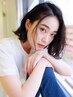 【白髪を染めない白髪染め】カット+カラー+ポイントハイライト¥8900
