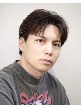 オーシャントーキョー 原宿(OCEAN TOKYO) メンズショートセンターパートニュアンスパーマ