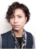 お酒落系ツーブロックパーマ