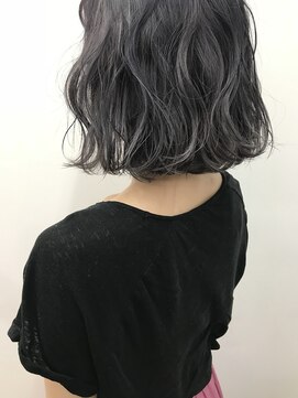 キューズ クラブ(cuz KLUB) 【cuzKLUB】ボブ×コントラストアッシュ