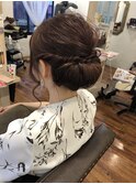 ふんわりシニオンアレンジ