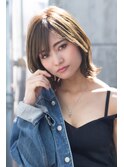 『AUSTIN銀糸町』マニッシュショート×ネイビーカラー