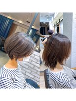 アヴァロン(AVALON)&nbsp;【mag  ginza】立体感丸みショートボブ×ハイライトカラー