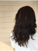 グレージュロングスタイル
