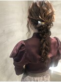 編みおろしアレンジ