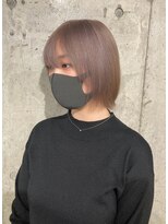 ラニヘアサロン(lani hair salon) 韓国風/ミルキーショート/くびれヘアビタミンカラー