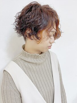 モリオフロムロンドン 松戸店(Morio from London) 【松戸　ムラマツ】大人ショートボブインナーカラーパーマ