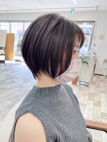 クート アンド シー 東川口(kuto and C)&nbsp;丸みショート×イルミナカラー　東川口