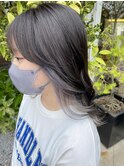 暗髪×ペールシルバー