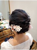 シニヨンアレンジ