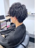 ショートマッシュ×スパイラルパーマ【柿本拓】