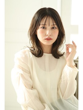 リアン(lien) 【lien.自由が丘】大人カジュアルな外ハネミディ