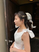 シアー(siar)&nbsp;結婚式前撮りヘアセット