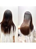 髪質改善ストレート