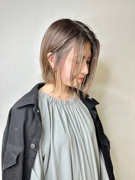 アデプト 綾瀬店(adept) 耳かけ☆切りっぱなしボブ/艶髪ボブ【綾瀬/北千住/亀有】