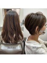 カミケンガレリア(kamiken. galleria)&nbsp;軽やかアッシュグレー小顔ショート美髪【カミケンガレリア】