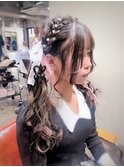 ツインテールリボンハート