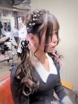 ツインテールリボンハート