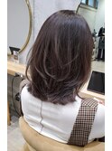 韓国レイヤーカット×ニュアンスミディアムレイヤーヘア