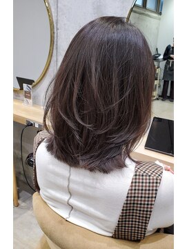 ガーデン オオタカノモリ(garden otakanomori) 韓国レイヤーカット×ニュアンスミディアムレイヤーヘア