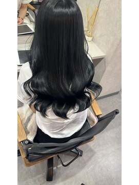 アイ(_i) #ブルーブラック#就活#透明感カラー