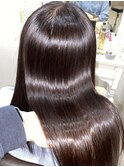 髪質改善BIKAKUストレート×艶カラー