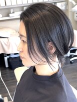 ディンプル 越谷駅前(DiMPlE) 丸みショートボブ、大人ショートボブ、前髪ながしショートボブ